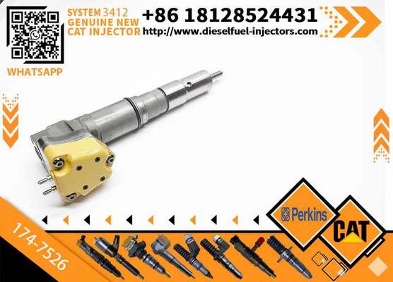 Common Rail Fuel Injector Excavator Parts Engine 3408 3412 Fule Injetor 232-1173 232-1183 232-1168 174-7528 174-7526 for CAT