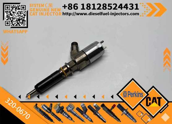 320-0670 High Quality New Common Rail Fuel Injector 3200670 Diesel Injector for Cat Excavator Spare Parts C6.6 Engine